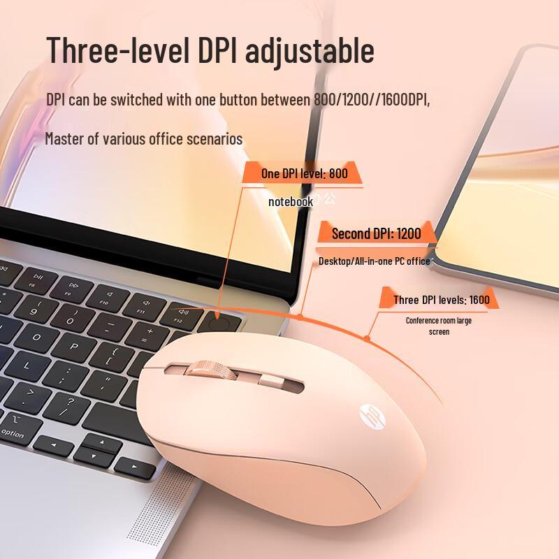 HP S1000DC Wireless Bluetooth Dual-Mode Rechargeable Mouse