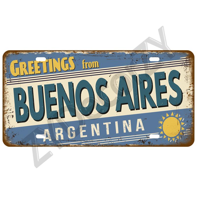 Retro Tinplates Plate Landmark Country Metal Sign Plaque Metal Vintage Tin Sign Home Decor For Man Cave Bar Pub Club Decoration