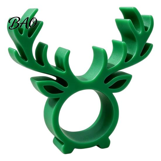 Novelty Tableware Holders 3D Printed Reindeer Napkin Ring, Decorative Holder, Elk Chocolate Holder Table Decor for Christmas Decorations, Festive