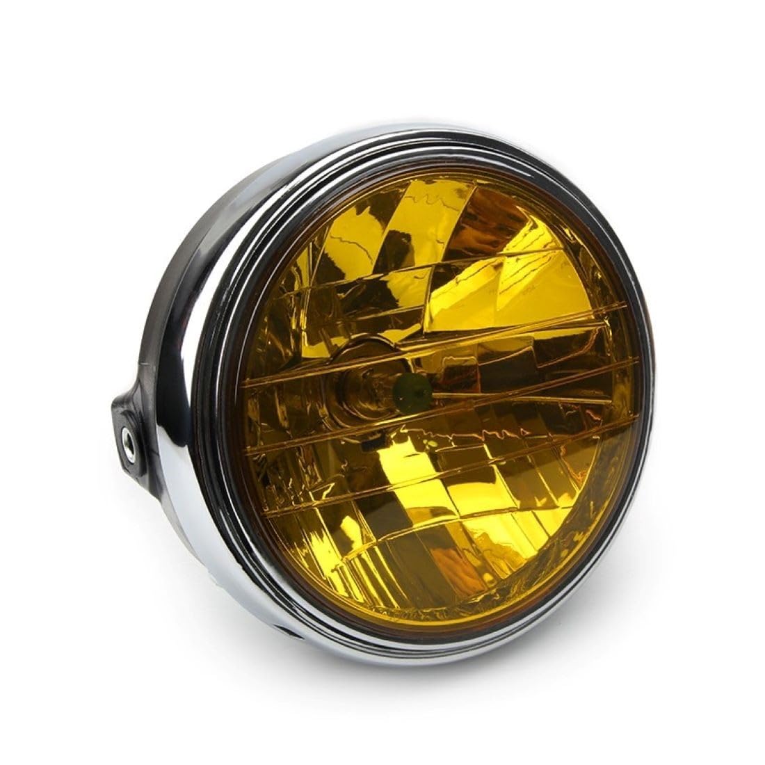 

Мотоциклетная фара Kanoan с желтым и совместимая с линзой хрустальной лампы 180 мм, многорефлекторный блок, лампа, CB400SF, NC31, CBX400, VTR250 и т.д.,