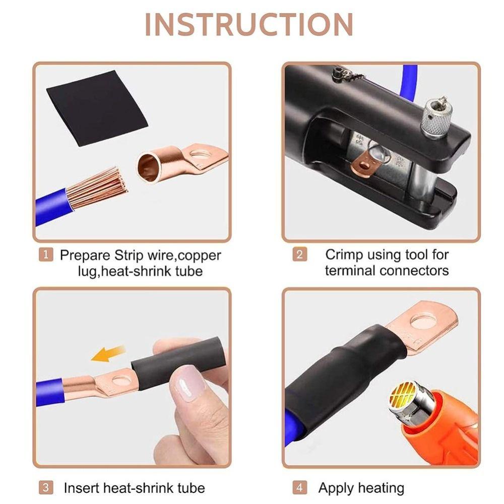 120pcs box SC peephole bare terminal copper nose
