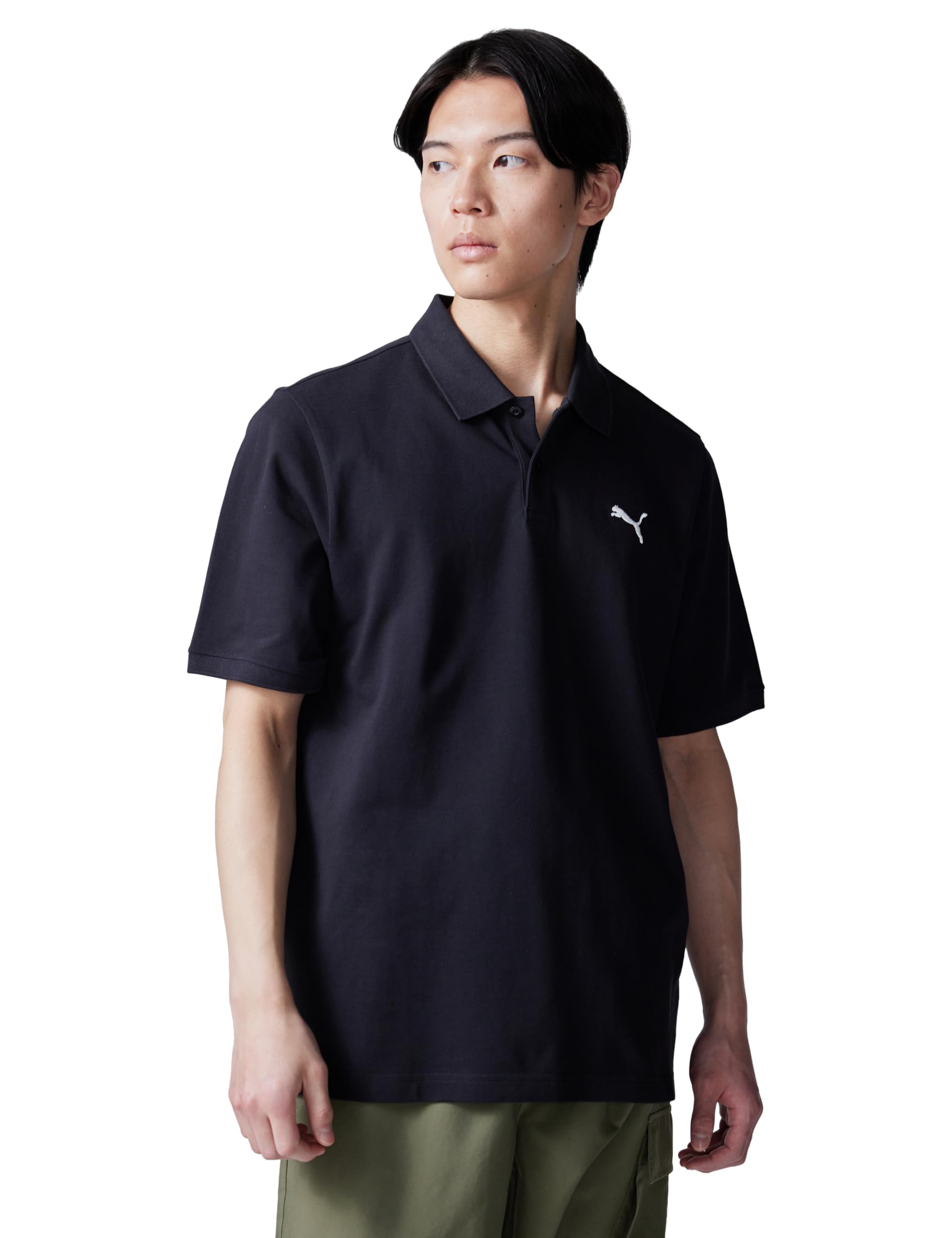 

Повседневная рубашка-поло ESS Pique 687587 25 Цвет Черный [PUMA] Мужская Весна/Лето (01)