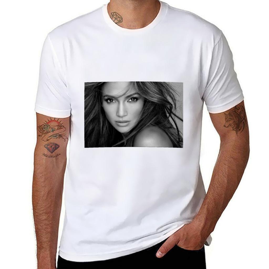 Jennifer Lopez! T-Shirt T Shirts for Man Cotton Mens Graphic T Shirts T Shirts for Man Graphic Vintage T-Shirt