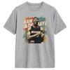 Bam Adebayo Herren T-Shirt Vintage T-Shirts Kurzarm Rundhals T-Shirts 100% Baumwolle Geburtstagsgeschenk Oberteile