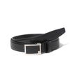 30mm Smooth Leather Buckle FREE Size Belt, Wide, Belt, Men's, JLMB4430, Black,