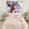 Classic Japanese Anime S-Shugo C-Chara Printed Large Wall Tapestry Hanging Tarot Hippie Wall Rugs Dorm Home Decor