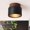Japanese Wabi-Sabi Yellow Stone Ceiling Light - Mid-Century Nordic Style for Entrance, Corridor, or Foyer