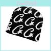 Street Style Knit Hat With Star Print Embroidery For Autumn And Winter Seasonal Use