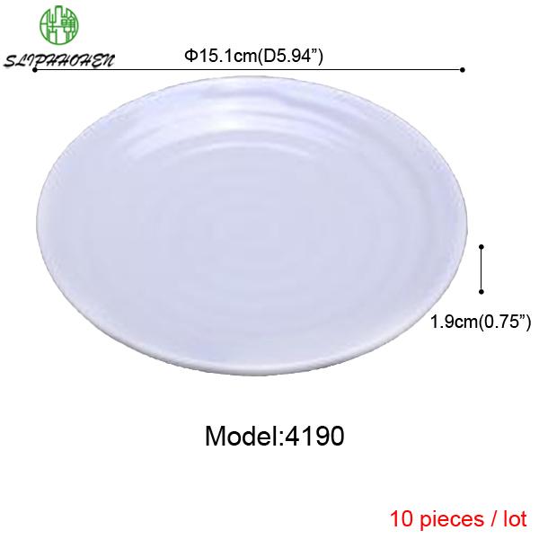 Столовая Обеденные тарелки Имитация фарфора Посуда Белая Кухонная утварь A5 Меламиновая посуда Блюдо для костей