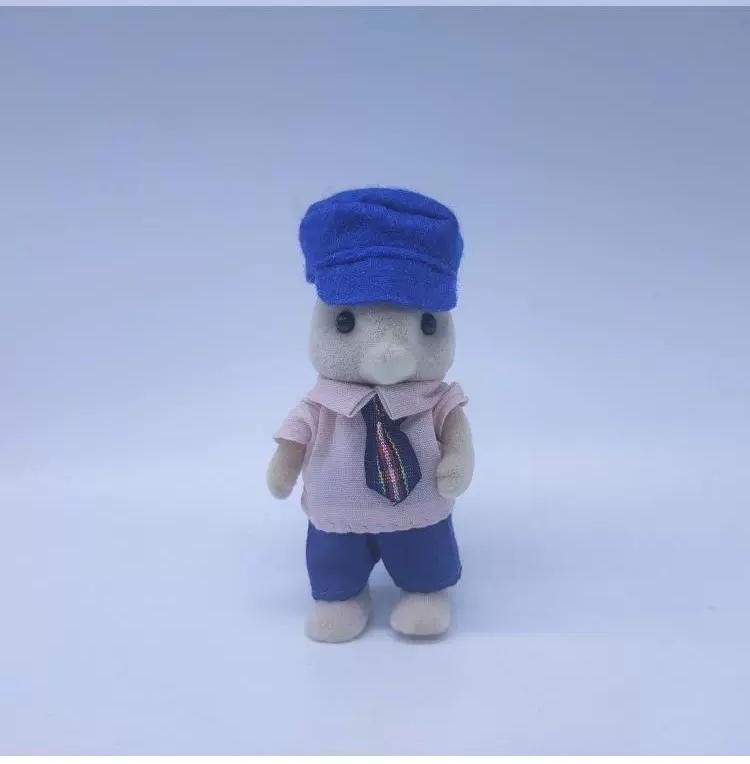 Non-Toxic 1Pcs Forest Animal Family 1:12 Dollhouse Furniture Mini Rabbit Bear Dog Cat Pets Dolls Figure Toy Dolls Kids Gifts