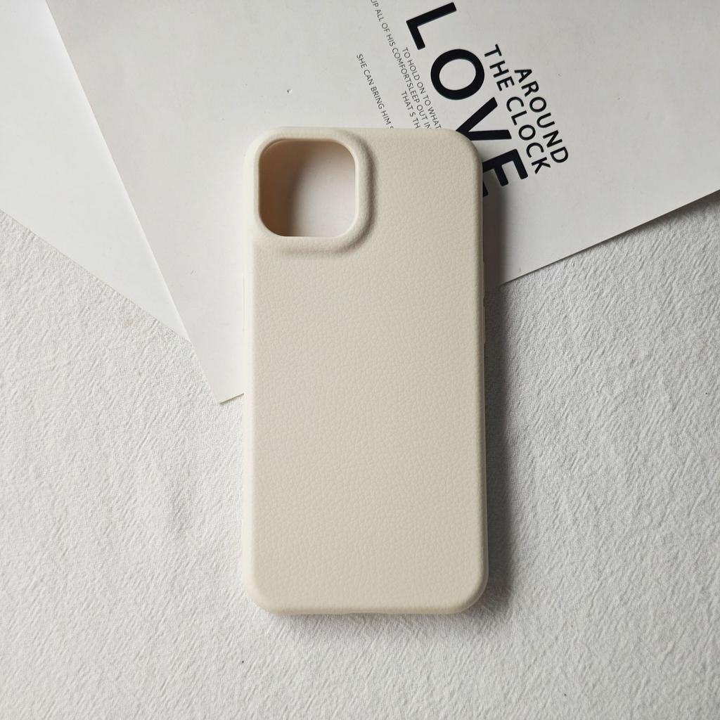 Leather Texture TPU Soft Case Compatible with iPhone 16 Pro Max Apple 13/14 Phone Case Manufacturer Wholesale Styles Materials