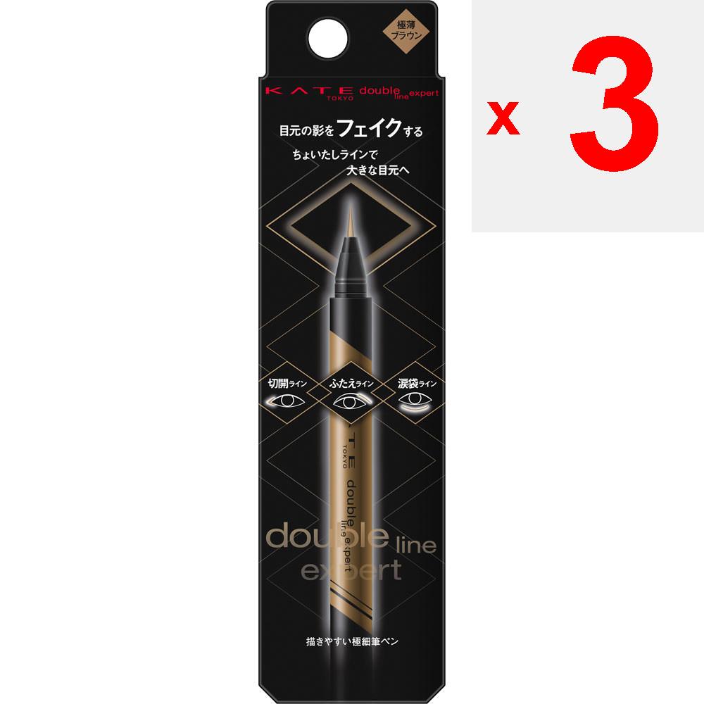 Kanebo Kate Kate Double Line Expert (Ultra Thin Brown) LB-1 Eye makeup Eyeliner If you find it blurred and difficult to draw, use tissue pa