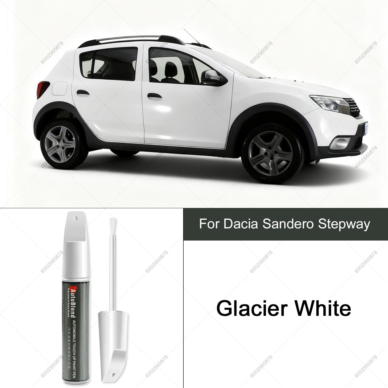 

For Dacia Sandero Stepway Scratch Removal And Paint Repair Pen Factory Process Color Matching Car Paint Repair Tool Comet Grey Glacier White