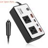 Y4UA Multifunctional 200W Car Power Inverter DC12V To AC110V with Double Outlets and USB Ports for Travel and Emergency Use