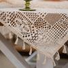 Imaqi Yun Pastoral Crochet Geometric Knitted Tablecloth