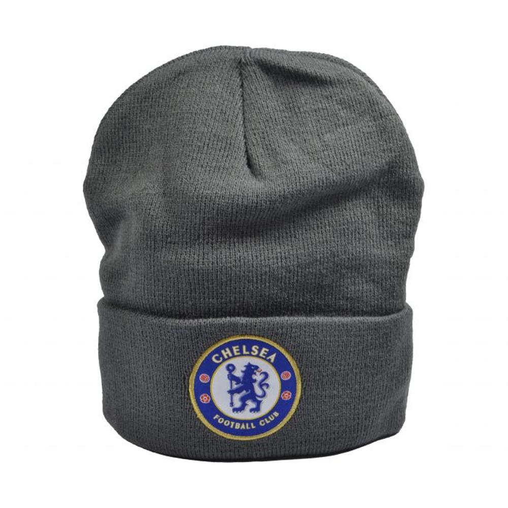Chelsea FC Bronx Crest Knitted Turn Up Hat
