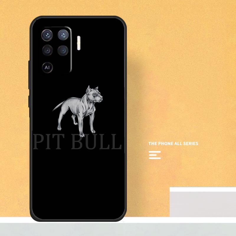 Pit Bull Lovely Dog Pitbull Case For Oppo A74 A94 A54 A15 A17 A57 A6 A5 Pro A16 A76 A96 A40 A60 A80 A18 A38 A58 A78 A98