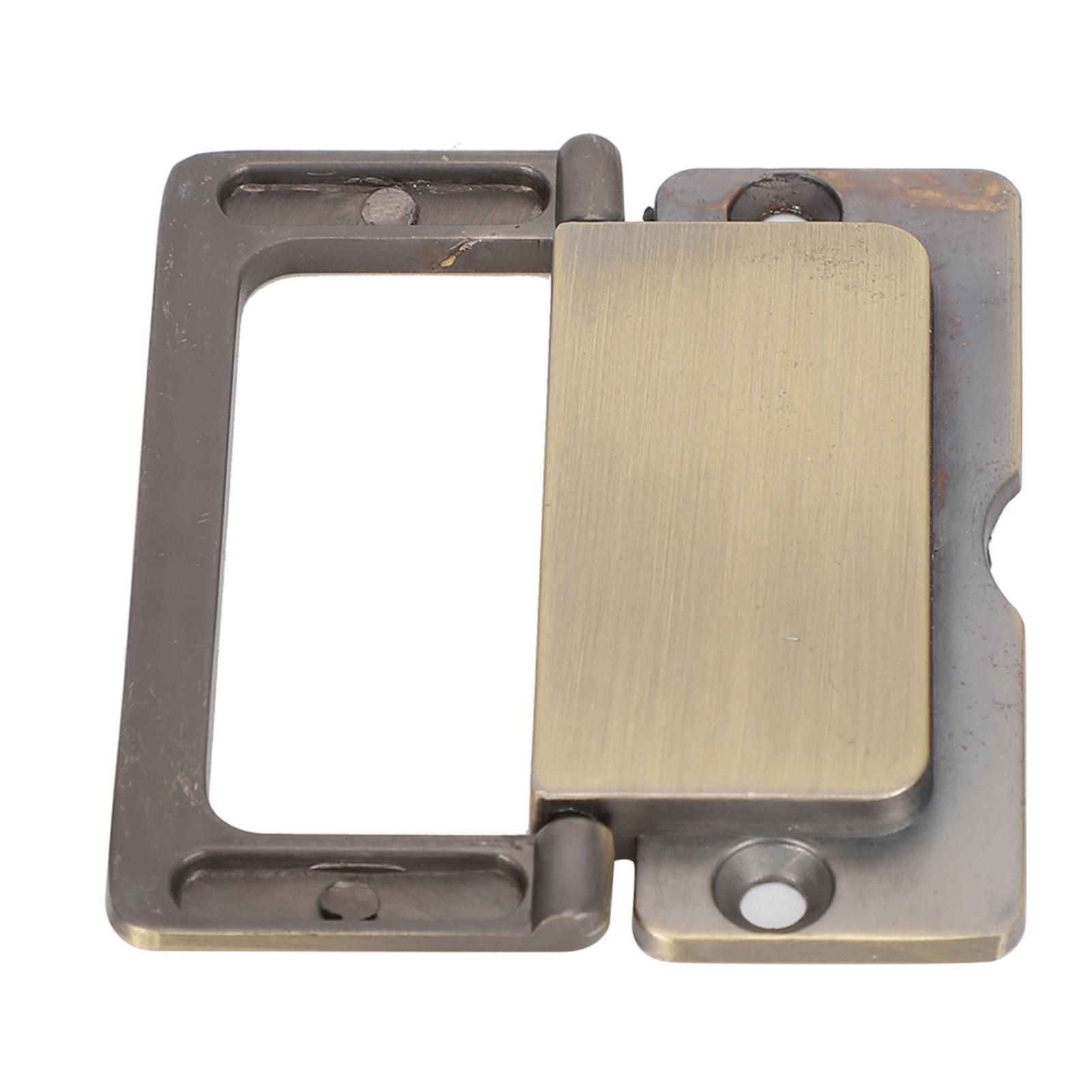 

Невидимая дверная ручка Раздвижная амбарная дверь Ручка для ящика Сплав цинка Без отверстия Скрытая установка Матовая бронза