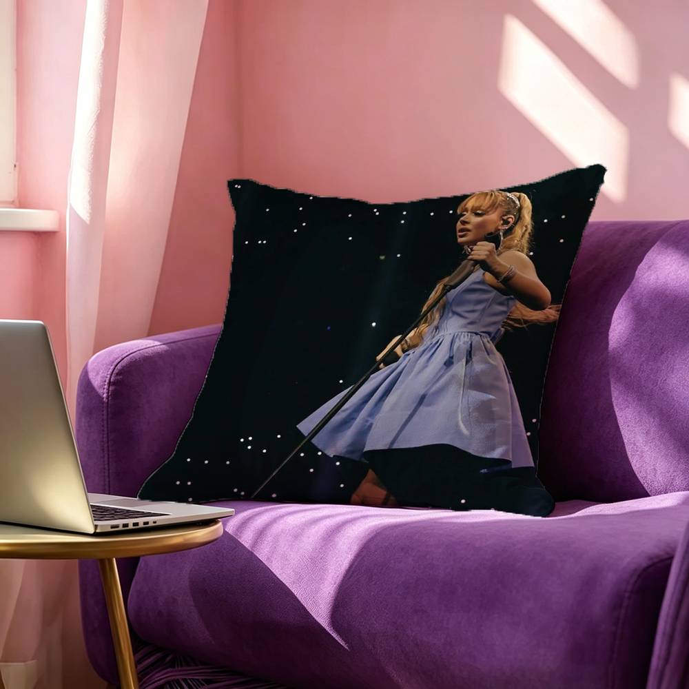AAyliva Singer Pillow Case Square DoubleSided Sofa Cushion Cover Bedroom Bedside Pillow