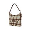 Semir Plaid Faux Wool Tote Shoulder Bag