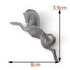 New Vintage Metal Animal Brooches Neutral Line Horse Cat Brooches Stylish Suit Coat Decor Banquet Party Daily Wear Jewelry Gifts