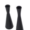 3PCS Conical Tapered Metal Candle Holders European Taper Candle Holders  Home Decor Accent