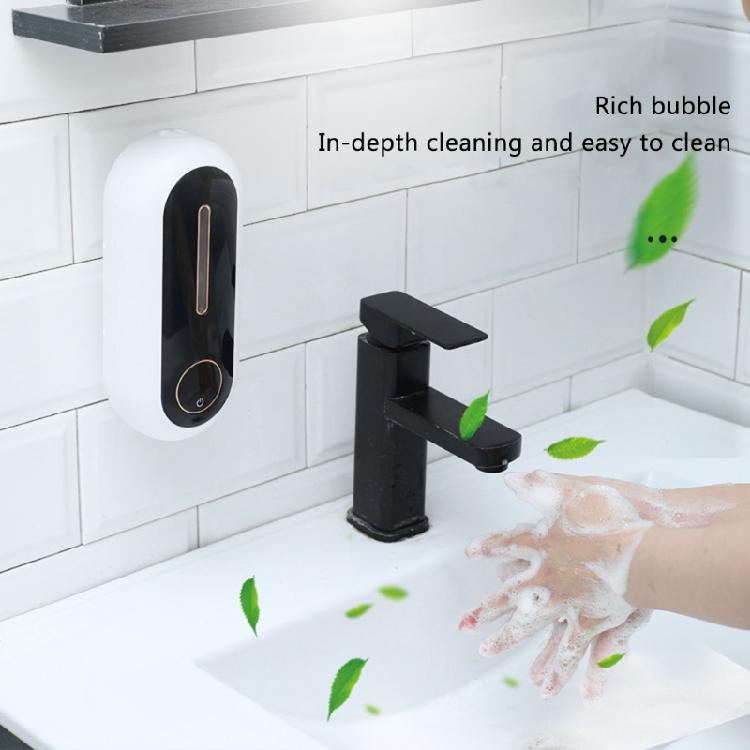 450ml Touchless Automatic Soap Dispenser LED Display Hands Free Motion Sensor