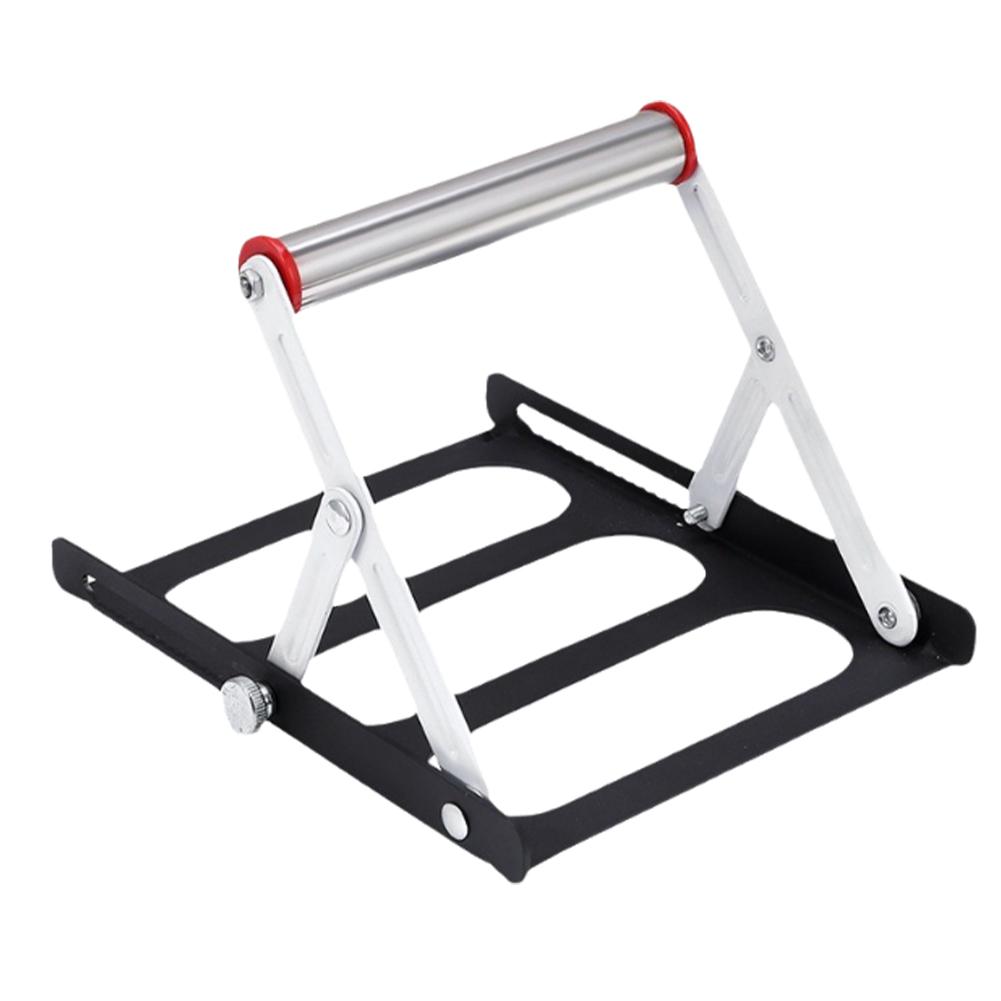 Verstellbarer Schneidmaschinen-Stützrahmen Materialstützwinkel für Schneidmaschine Schneidlifttischständer Werkbanklift