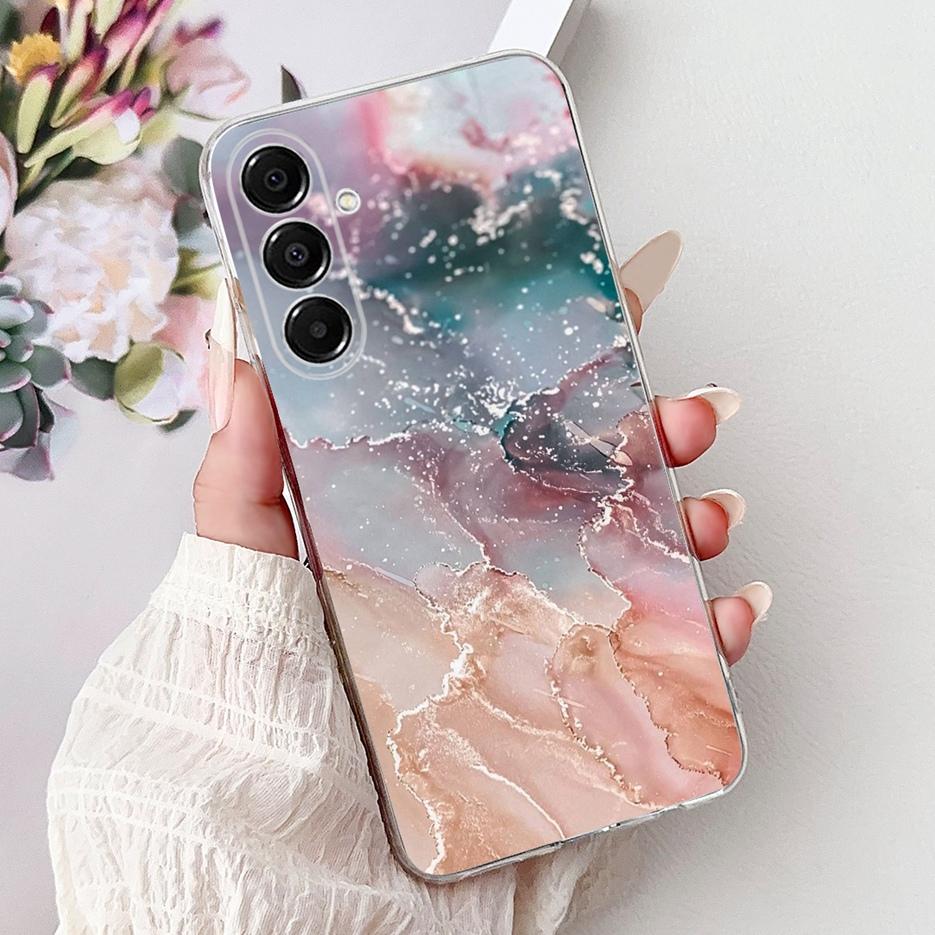 For Samsung Galaxy A17 4G Case SM-A175F New Luxury Painted Cover Soft Slim Phone Case For Samsung A17 A 17 5G A176B Fundas Coque