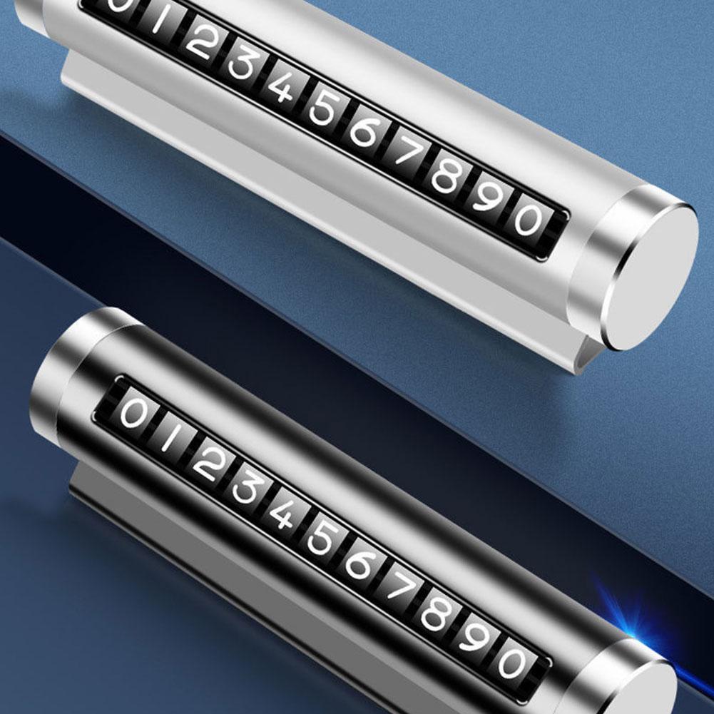 Samochodowa Karta Parkingowa Tymczasowa Cyfrowa Tablica z Numerem Telefonu Komórkowego Dekoracja Wnętrza Samochodu Akcesoria Samochodowe Tymczasowa Tablica Parkingowa z Numerem