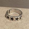 Star Adjustable Rings Star Dating Rings Alloy Material Star Opening Rings