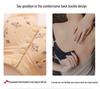 Women's Wireless Push-Up Anti-Sag Vest Bra - Large Size, Comfortable Front-Opening