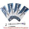1.8mm And 1.6mm Eyeglass Screwdriver High Speed Steel Precisions Screwdriver Repair Tool For Small Electronics