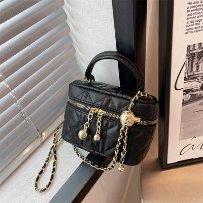 Handheld Small Bag Women's New Solid Color Messenger Bag Versatile Small Square Bag