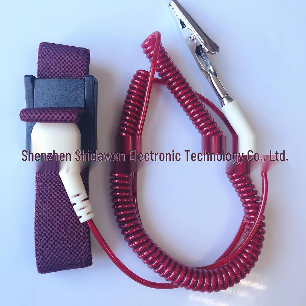 1.8M PU Anti-static Wristband with Cord - POSH Blue