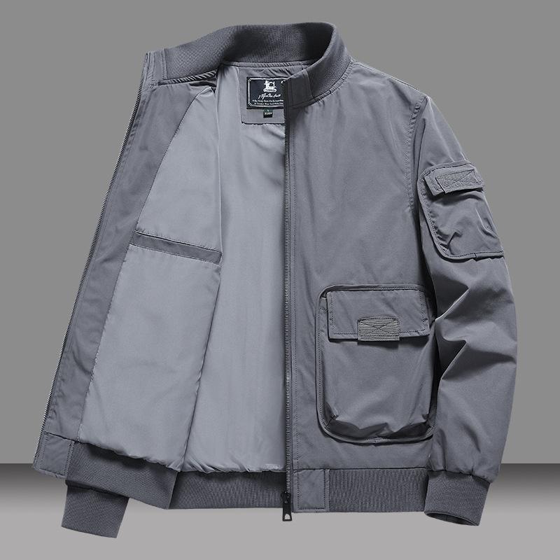 Giacche da aviatore in cotone da uomo per uomo primavera e autunno larghe oversize abbigliamento da uomo cappotti giacca da baseball