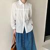 Women's Spring New Loose Casual Versatile Pure Cotton Shirt Design Top