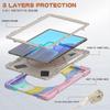 360portable Case For Galaxy Tabs8+/s7 Fe/s7+12.4''case With S Pen Holder Rugged Case Rotating Stand Hand Strap Shoulder Carrying Strap Outdoor Cover
