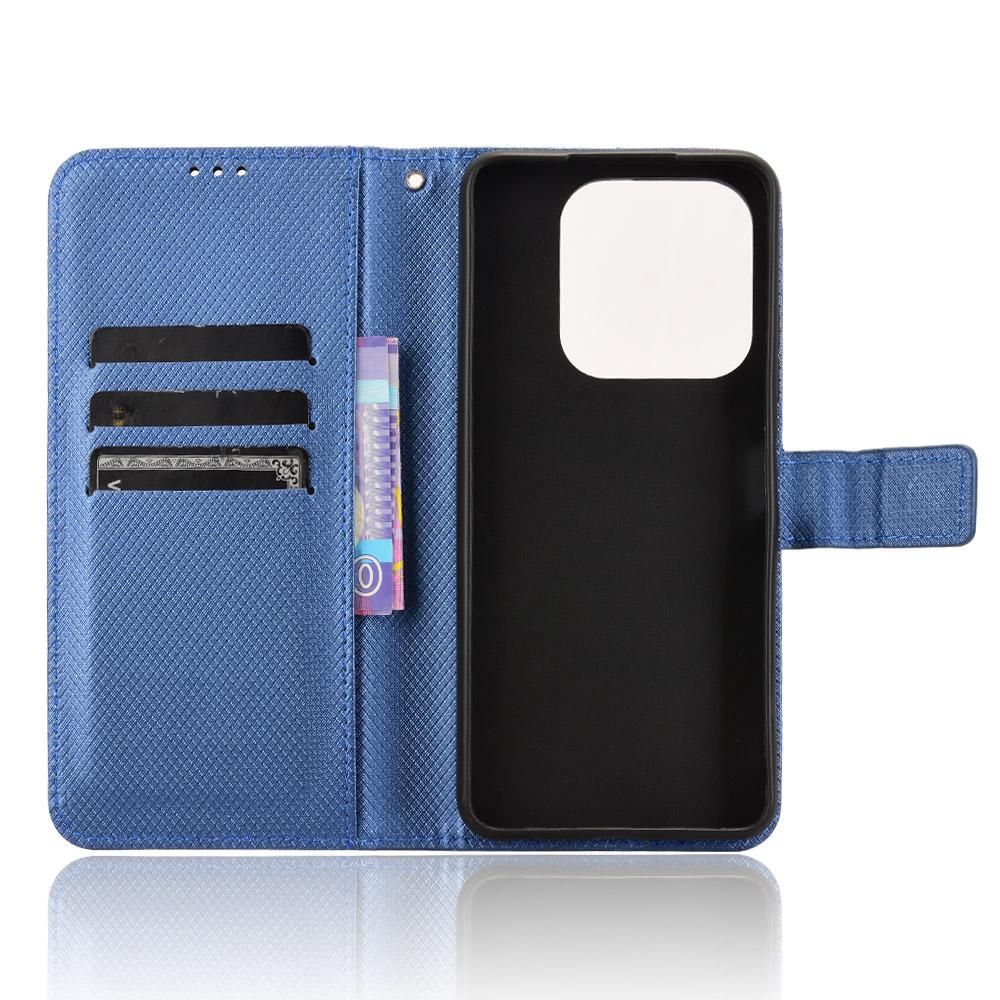 For ZTE nubia V60 Design/Blade V60 Design Case PU Leather Diamond Texture Wallet Phone Cover