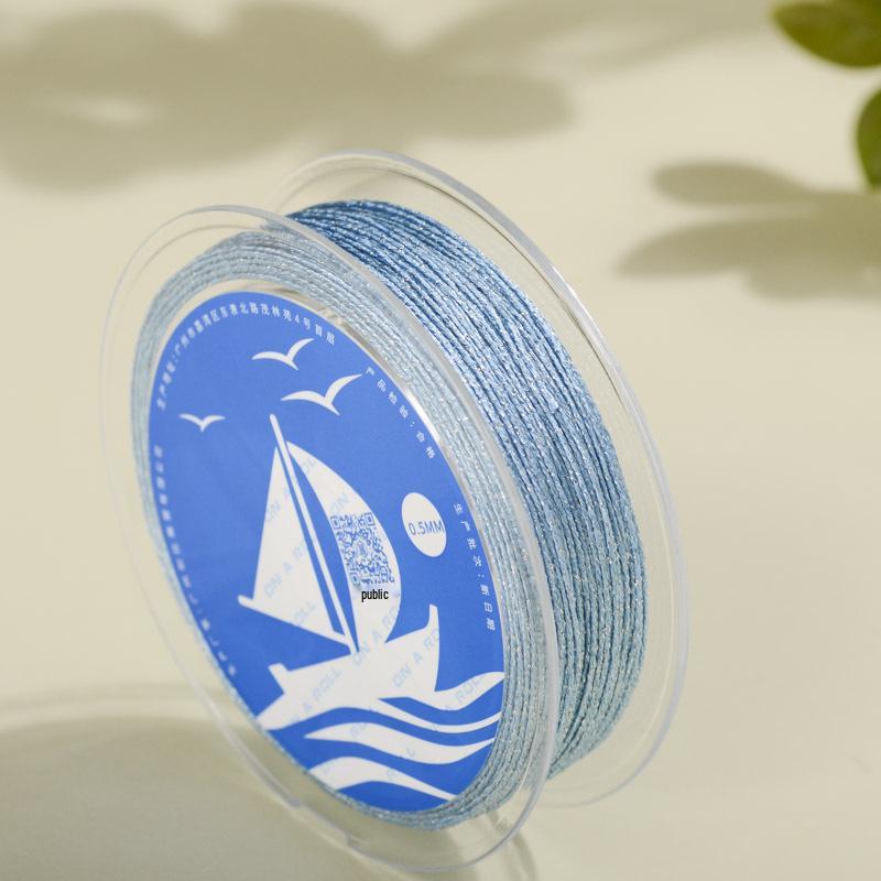 Gold/Silver Thread DIY Hand-Woven Braided Rope Bracelet Kit