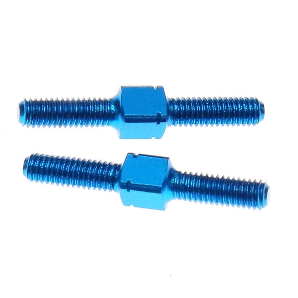 2pcs Aluminum Turnbuckle Shaft 3x23mm Lightweight Rod Linkage For Remote Control Model Cars Accessories