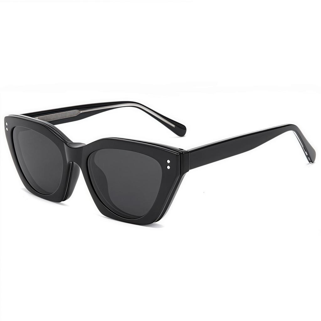 Cat-Eye European & American Polarized Sunglasses: Trendy Anti-UV Protection for Men & Women
