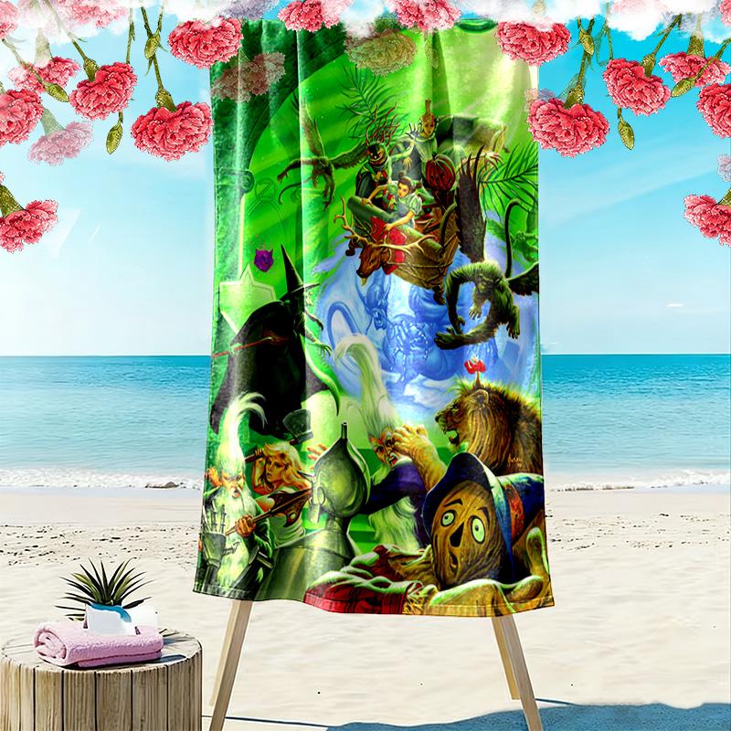 Fantasy Adventure Oz beach towel beach Portable for travel swim quick-drying swim towel Outdoor pool towel Fashion beach towel