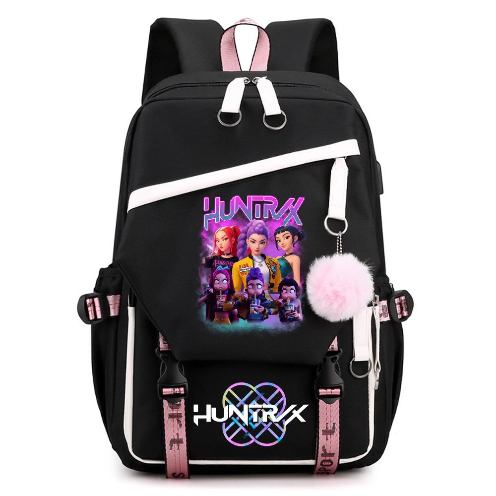 Anime K-Pop Demon Hunters Printed Large Capacity Backpack for Teenger Student Girl Boy Schoolbag Bookbag Women Waterproof Travel Bag Gift