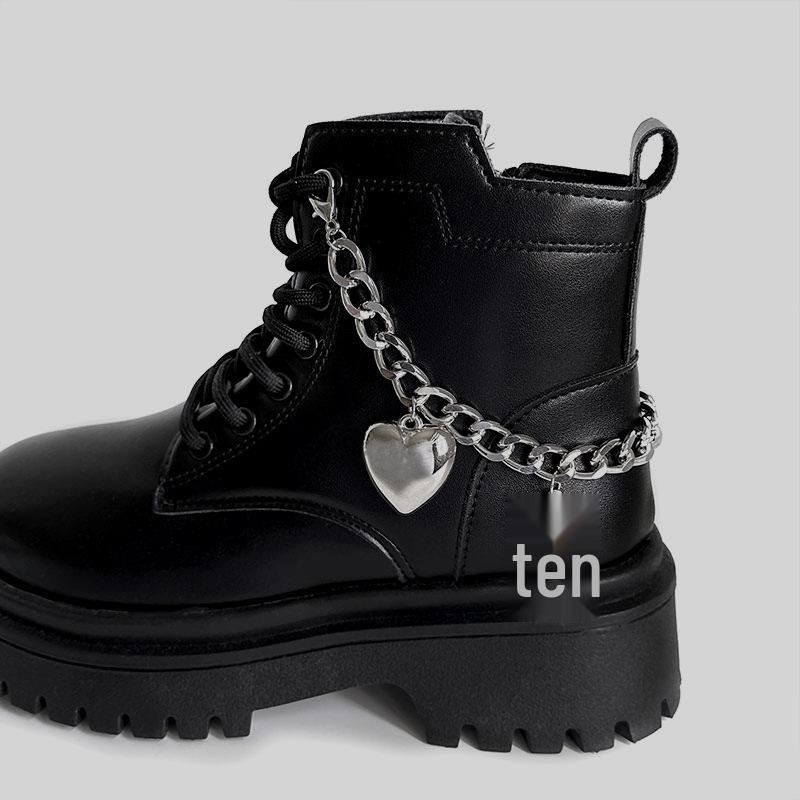 3D Herz- & Sternanhänger Schuhkette - Vielseitiges Schuhaccessoire aus Aluminium