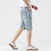 New Summer Denim Men's Mid-sized Pants Thin American 5-point Pants Shorts Casual 5-point Pants