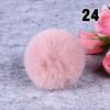 20PCS Imitation Rabbit Fur Ball Handmade Clothing Bag Decoration Artificial Fluffy Soft Pompons Colorful Balls for DIY Keychain