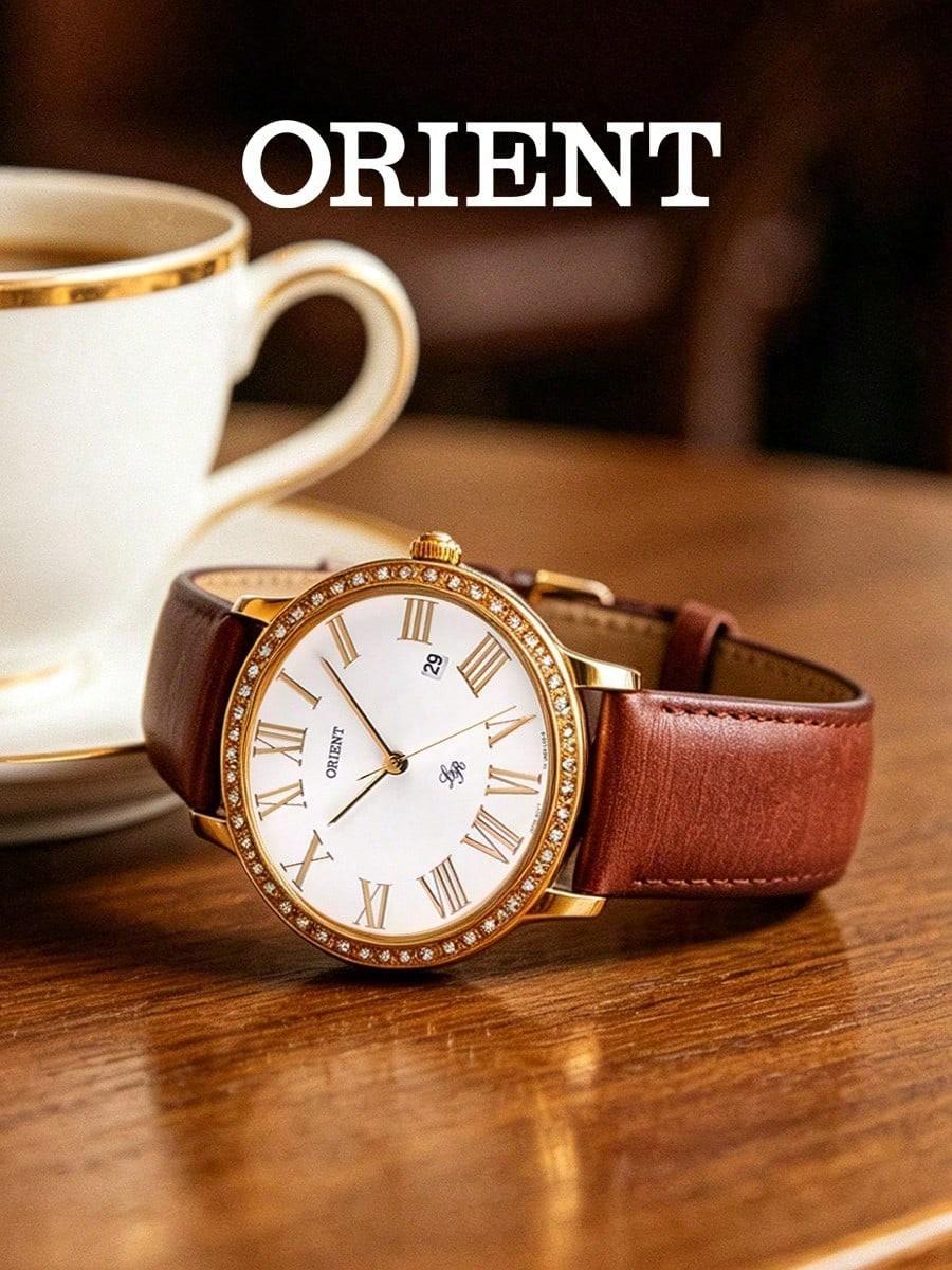 Женские кварцевые часы Orient White FUNEK005W0 белый