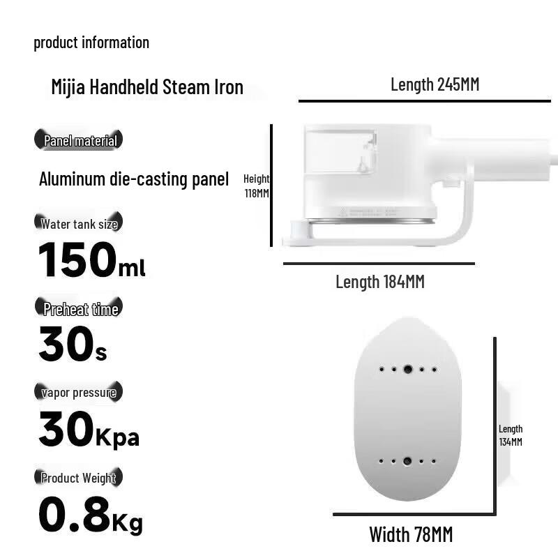 Xiaomi Mijia Handheld Garment Steamer