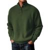 Mens Sweaters Casual Pullover Sweater Button Crewneck Knit Sweaters